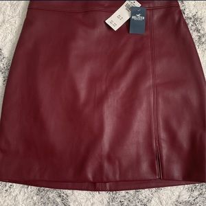 Leather skirt